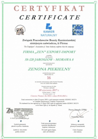 Certyfikat ZPBK